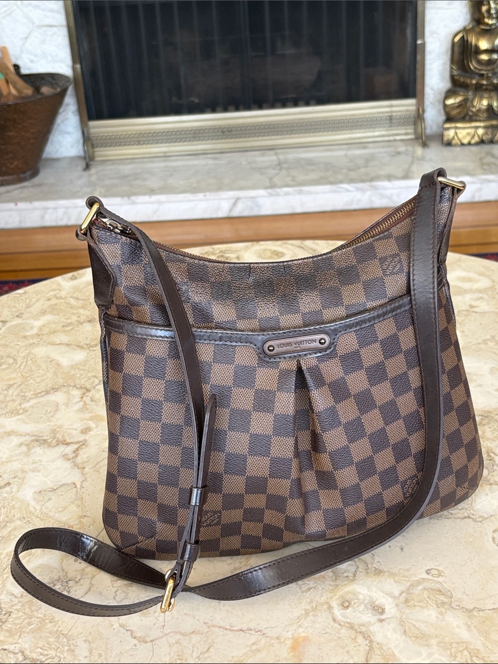 Louis Vuitton Bloomsbury PM Damier Ebene Crossbody Bag